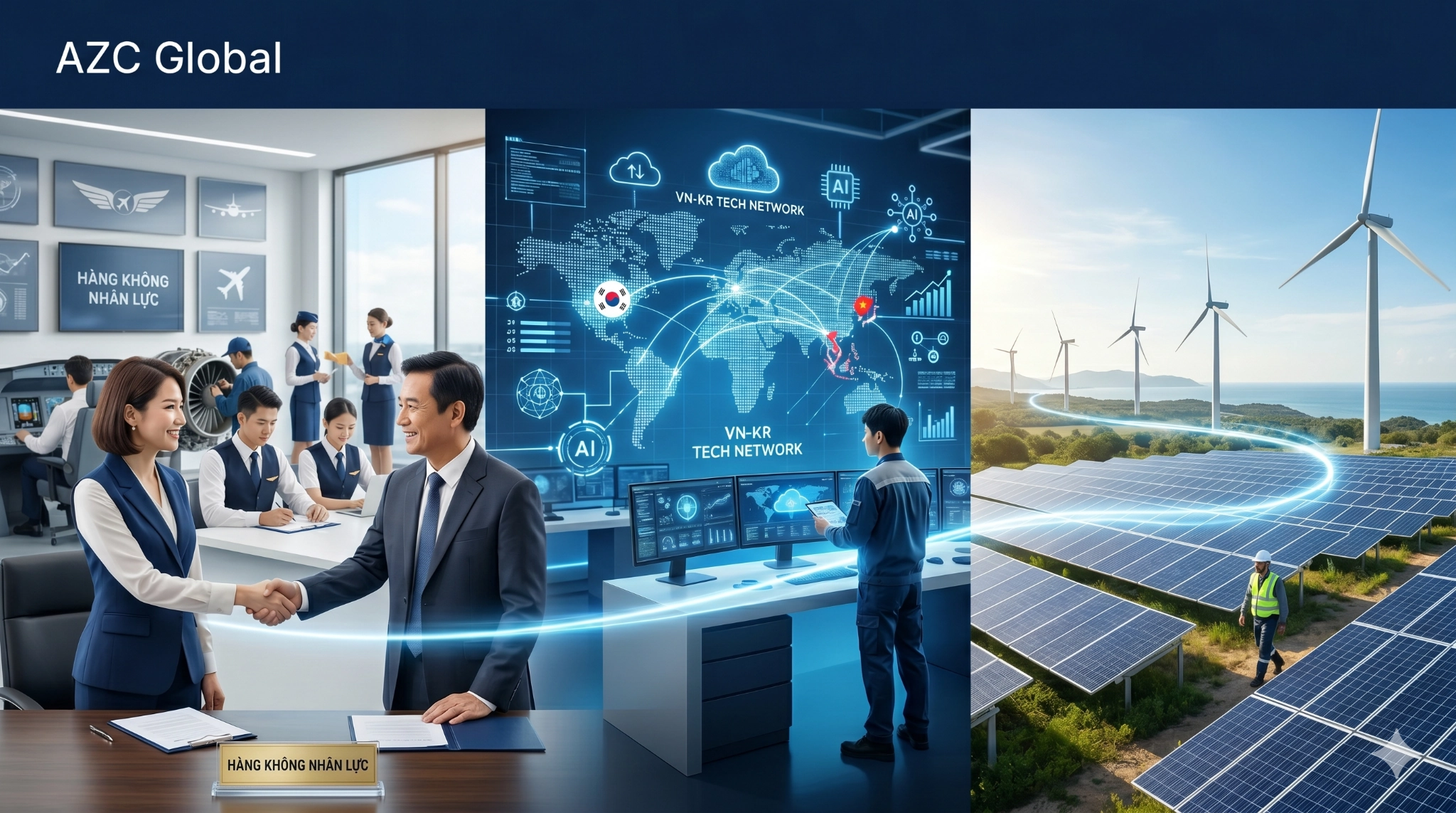 AZC Global mở rộng hệ sinh thái hợp tác trong các lĩnh vực giáo dục, công nghệ và năng lượng xanh