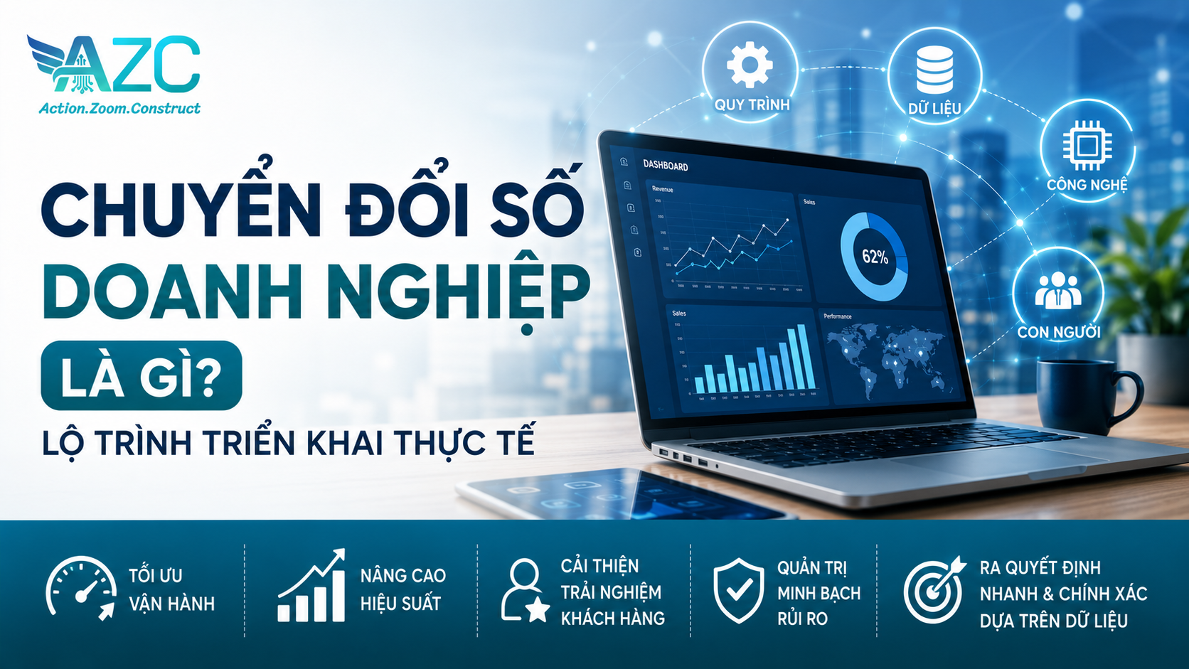 Chuyển đổi số doanh nghiệp là gì? Lộ trình triển khai thực tế