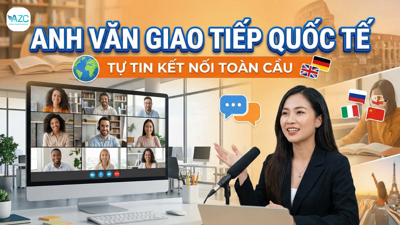 ANH VĂN GIAO TIẾP QUỐC TẾ A1 - Dành cho người mất gốc / mới bắt đầu