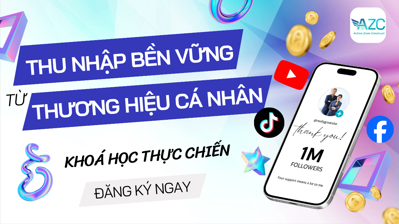 THU NHẬP BỀN VỮNG TỪ THƯƠNG HIỆU CÁ NHÂN