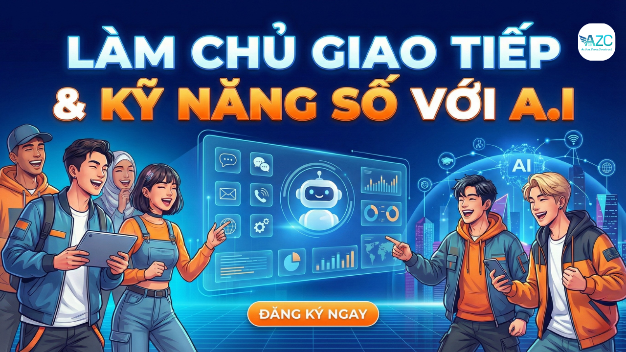 LÀM CHỦ GIAO TIẾP & KỸ NĂNG SỐ VỚI A.I